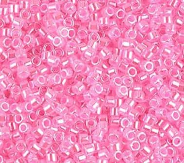 DB0246 11/0 Dark Cotton Candy Pink Ceylon Miyuki Delica