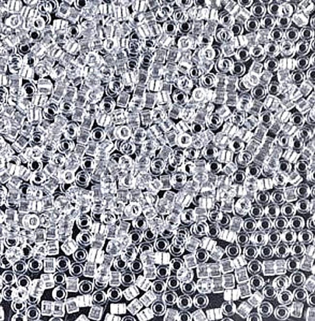 DB0271 11/0 Sparkling Silver Gray Lined Crystal Miyuki Delica 