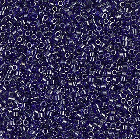DB0277 11/0 Transparent Cobalt Luster Miyuki Delica 