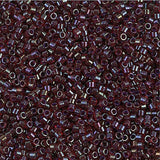 DB0296 11/0 Lined Ruby AB Miyuki Delica 