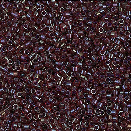 DB0296 11/0 Lined Ruby AB Miyuki Delica 