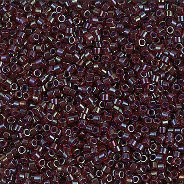 DB0296 11/0 Lined Ruby AB Miyuki Delica 