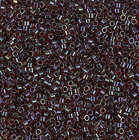 DB0297 11/0 Garnet Lined Ruby AB Miyuki Delica 