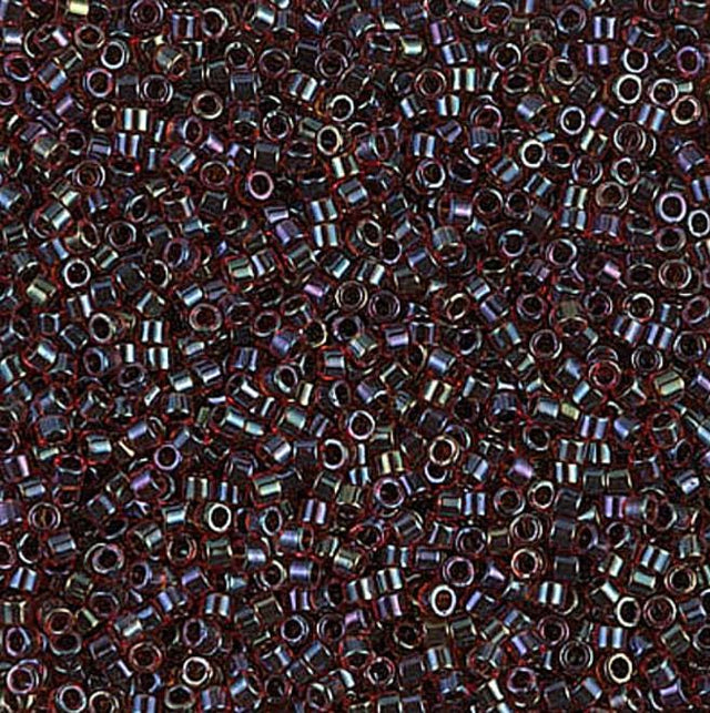 DB0297 11/0 Garnet Lined Ruby AB Miyuki Delica 