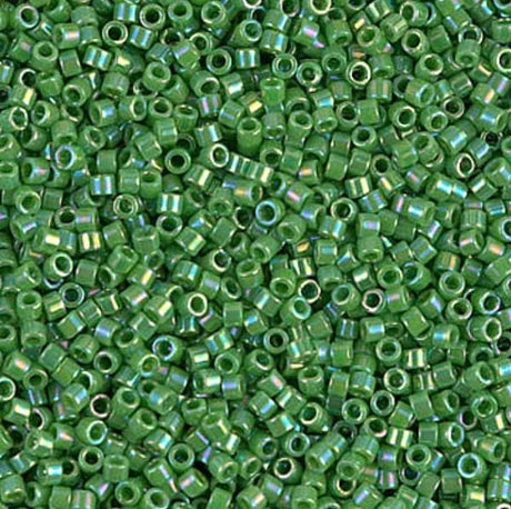 Opaque Green AB Miyuki Delica 11/0 DB0163