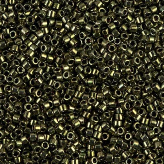 DB00011 11/0 Metallic Olive Miyuki Delica 