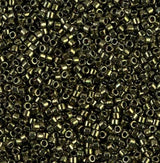DB00011 11/0 Metallic Olive Miyuki Delica