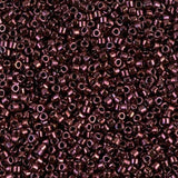 DB00012 11/0 Metallic Dark Raspberry Miyuki Delica 