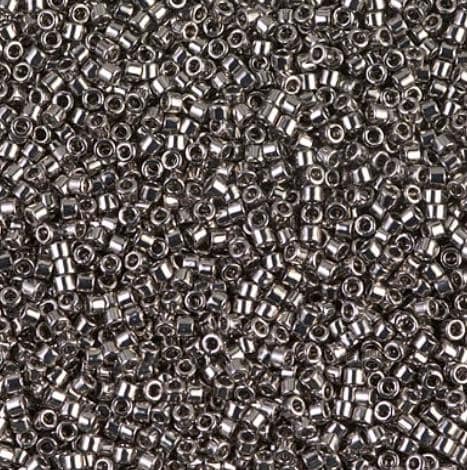 DB00021 11/0 Nickel Plated Miyuki Delica
