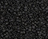 DB0310 11/0 Matte Black Miyuki Delica