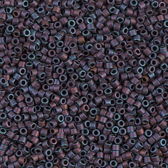 Matte Metallic Copper Rainbow Miyuki Delica 11/0 DB0323 