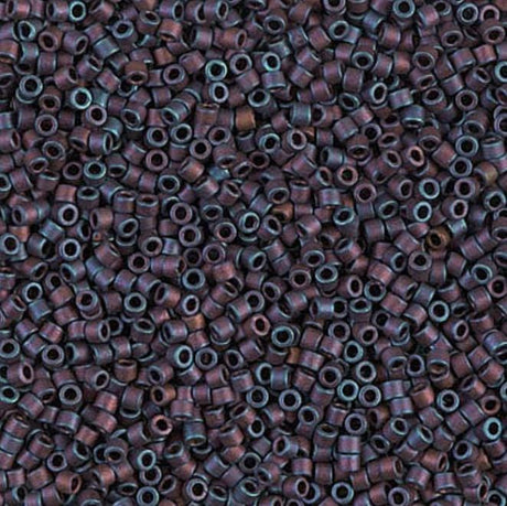 Matte Metallic Copper Rainbow Miyuki Delica 11/0 DB0323 