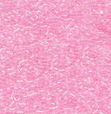DB0055 11/0 Pink Lined Crystal AB Miyuki Delica