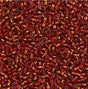 Dyed Silver Lined Dark Burnt Orange Miyuki Delica 11/0 DB0601 