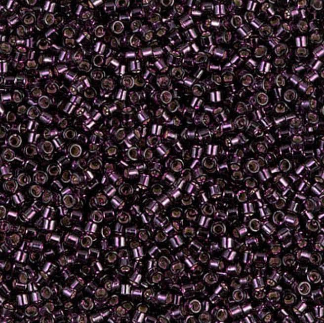 Dyed Silver Lined Wine Miyuki Delica 11/0 DB0611 