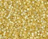 DB0623 11/0 Dyed Jonquil Silver Lined Alabaster Miyuki Delica