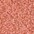 Peach Lined Crystal Miyuki Delica 11/0 DB0068