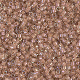 Blush Lined Crystal AB Miyuki Delica 11/0 DB0068