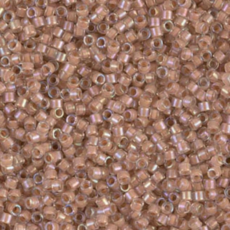 Blush Lined Crystal AB Miyuki Delica 11/0 DB0068