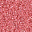 Coral Lined Crystal Miyuki Delica 11/0 DB0070