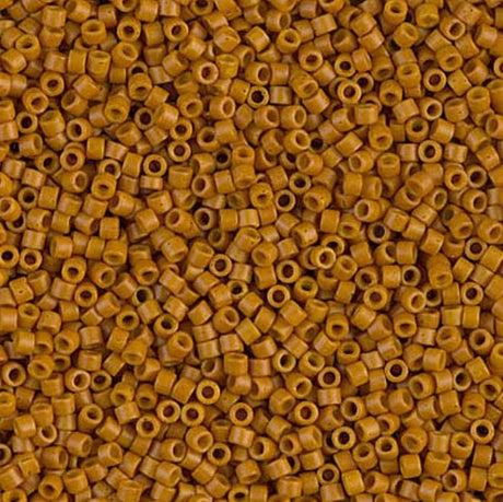 DB0653 11/0 Dyed Opaque Pumpkin Miyuki Delica