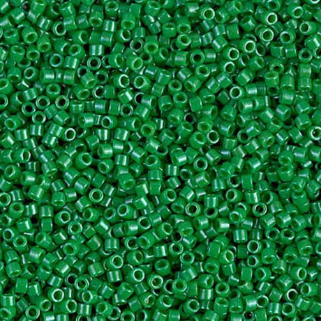 DB0655 11/0 Dyed Opaque Kelly Green Miyuki Delica