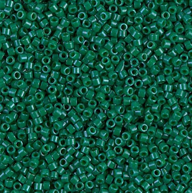 Dyed Opaque Green Miyuki Delica 11/0 DB0656
