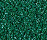 DB0656 11/0 Dyed Opaque Green Miyuki Delica