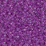  Dark Coral Lined Crystal AB Miyuki Delica 11/0 DB0073