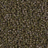 Dyed Opaque Olive Drab Miyuki Delica 11/0 DB0657