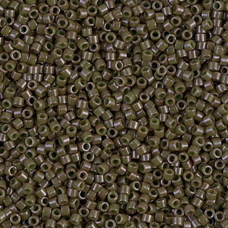 Dyed Opaque Olive Drab Miyuki Delica 11/0 DB0657
