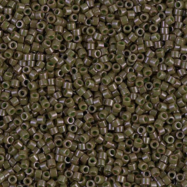 Dyed Opaque Olive Drab Miyuki Delica 11/0 DB0657