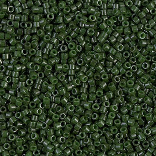 Dyed Opaque Olive Miyuki Delica DB0663 11/0