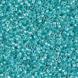 Turquoise Green Lined Crystal AB Miyuki Delica 11/0 DB0079