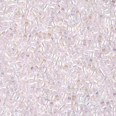 Transparent Pale Pink AB Miyuki Delica 11/0 DB0082