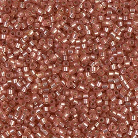  Dyed Semi-Frost S/L Lt Cranberry Miyuki Delica 11/0 DB0685