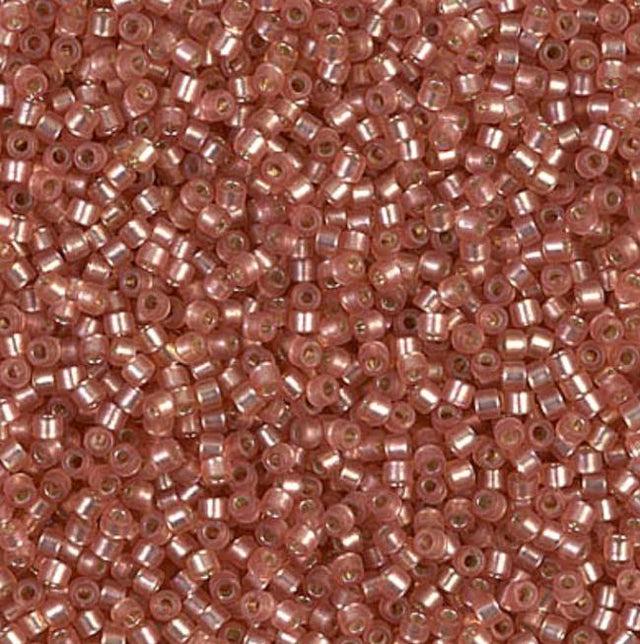 Dyed Semi-Frost S/L Lt Cranberry Miyuki Delica 11/0 DB0685