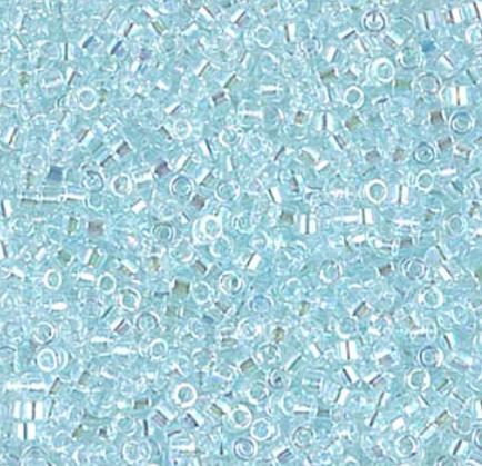 DB0083 11/0 Transparent Pale Aqua AB Miyuki Delica