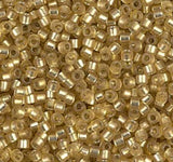 DB0687 11/0 Dyed Semi-Frost S/L Yellow Green Miyuki Delica