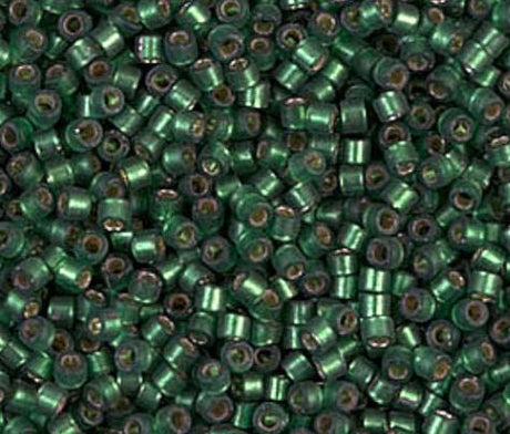 DB0690 11/0 Dyed Semi-Frost S/L Leaf Green Miyuki Delica