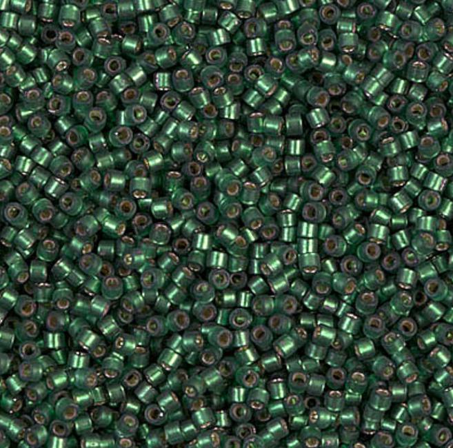 Dyed Semi-Frost S/L Leaf Green Miyuki Delica 11/0 DB0690