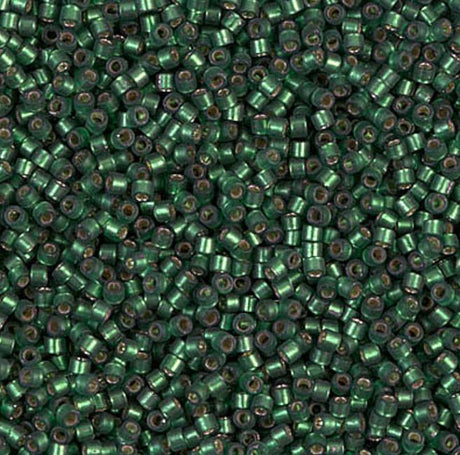 Dyed Semi-Frost S/L Leaf Green Miyuki Delica 11/0 DB0690