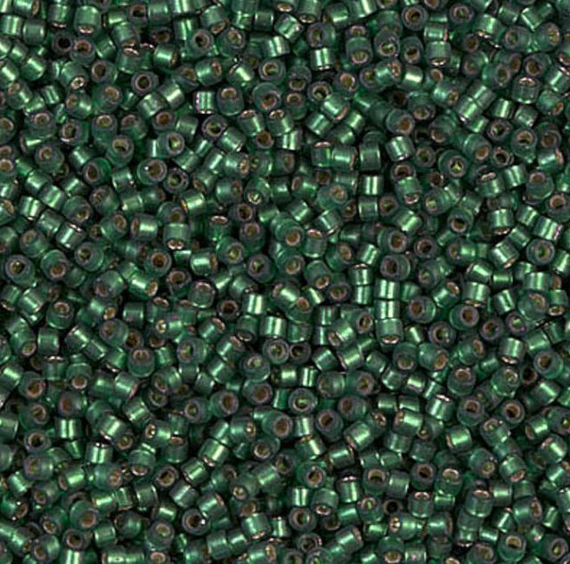 Dyed Semi-Frost S/L Leaf Green Miyuki Delica 11/0 DB0690