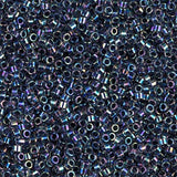 Noir Lined Crystal AB Miyuki Delica 11/0 DB0086