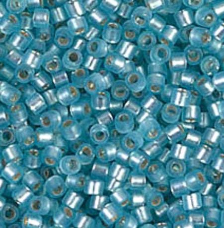 DB0691 11/0 Dyed Semi-Frost S/L Mint Green Miyuki Delica