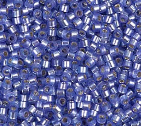 DB0694 11/0 Dyed Semi-Frost S/L Purple Miyuki Delica