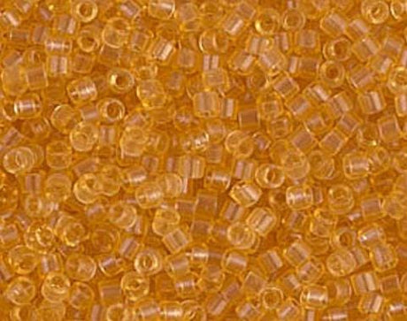 DB0702 11/0 Transparent Light Topaz Miyuki Delica