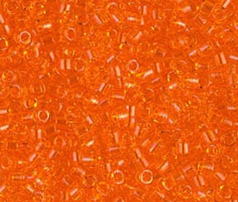 DB0703 11/0 Transparent Orange Miyuki Delica