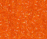 DB0703 11/0 Transparent Orange Miyuki Delica