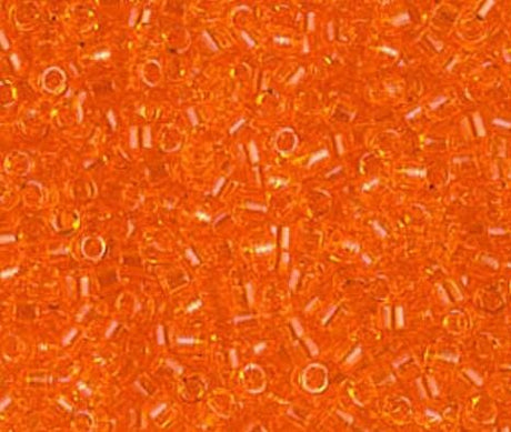 DB0703 11/0 Transparent Orange Miyuki Delica